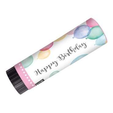 15cm Happy Birthday Party Popper Cannon 9903720