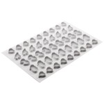 Martellato 45 Hearts Pastry Cutter Grid, 60x40cm