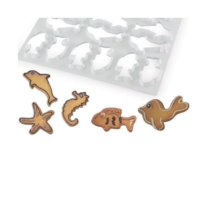 29 Underwater cookies cutter plate