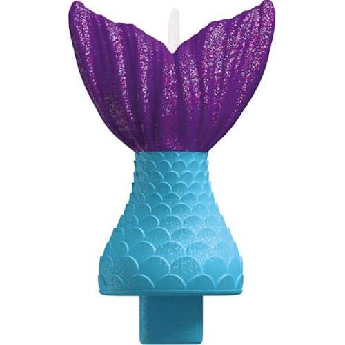 Amscan Character Candle Mermaid Wishes 10cm