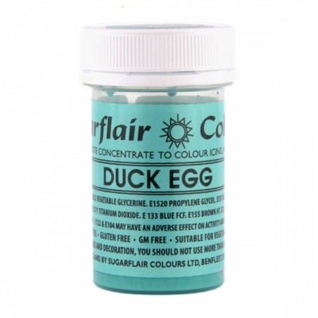 Sugarflair Pastenfarbe Duck Egg Blue 25g - ohne E171