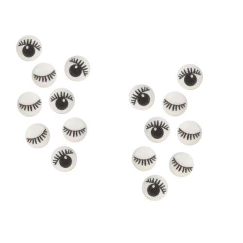 Günthart Sugar Eyes with Eyelashes, 28 pcs