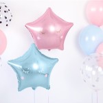 PartyDeco Little Star - Balloon Sticker Set, 6 pcs