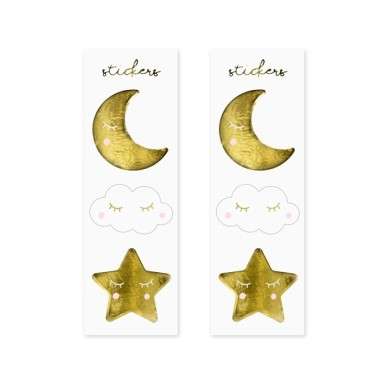 Papiersäckli goldene Sternchen - Little Star Treat Bags TNSP9