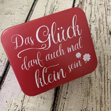 Das Glück darf auch mal klein sein - Granita Colour Splash Cookie Tin 438125