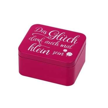 Gebäckdose Glück granita 12x10x6cm RBV 438125