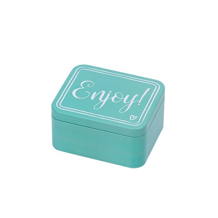 Enjoy! Turquoise Colour Splash Cookie Tin 438224