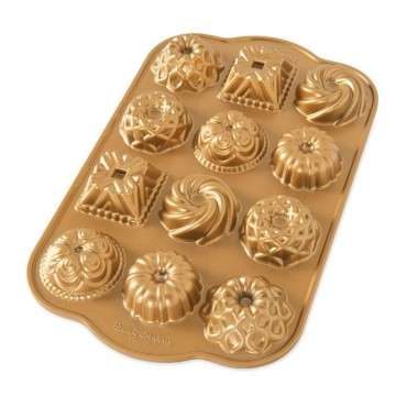 Petit Fours Gugelhupf Backform Nordicware Bundt Charms Pan 85677