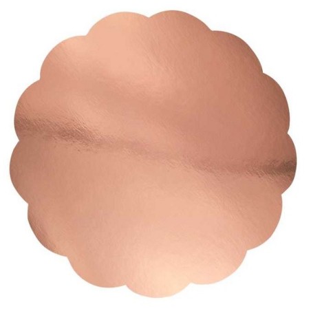 Rosegold Mirror Tortenplatte für Kuchen 3 Stück