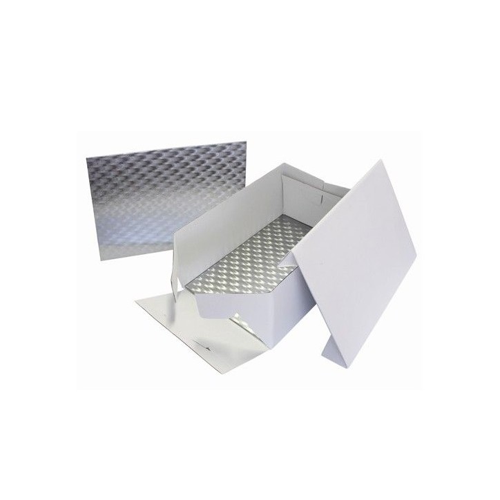 PME Oblong Cakebox white with 3mm Cake Board BCO896