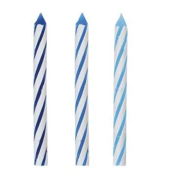 Party! Birthday Candle Set Blue Gliz 83875