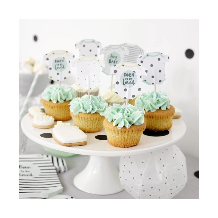 Talking Tables Born To Be Loved Cake Toppers