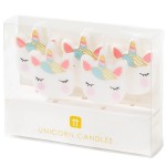 Talking Tables We Heart Unicorns Cake Candles, 5 pcs