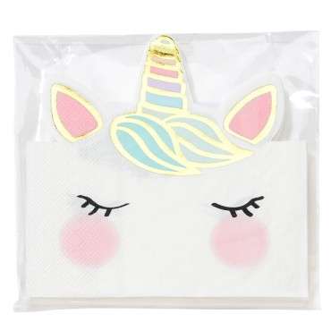 Talking Tables Unicorn Face Napkins UNICORN-NAP-FACE