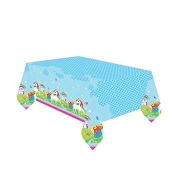 Einhorn Tischdecke 180x120cm - Amscan Partyware 9902104