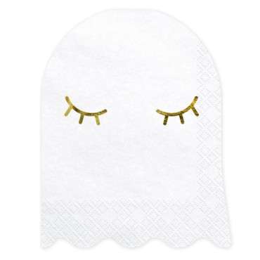 20 Halloween Party Napkins Ghost SPK5