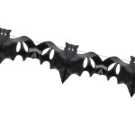 PartyDeco Bat Blotting Paper Garland, 4m