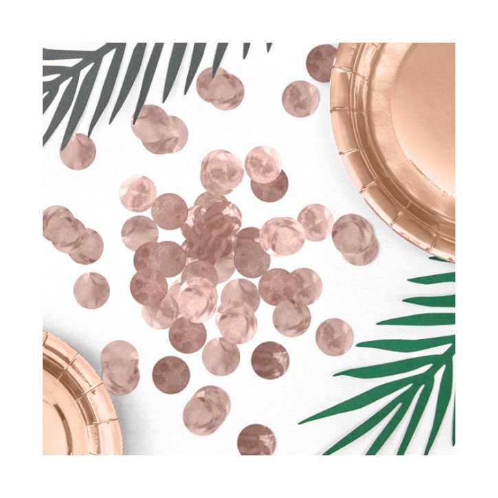 Confetti Circles rose gold 15g