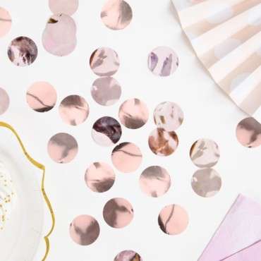 Confetti Circles rose gold 15g