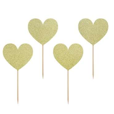 Cupcake toppers Sweet Love - Hearts KPM22-019B