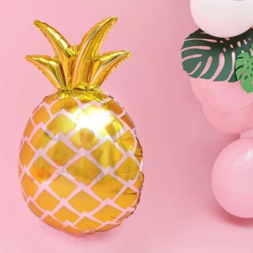 PartyDeco Ananas Folienballon, 38x63cm