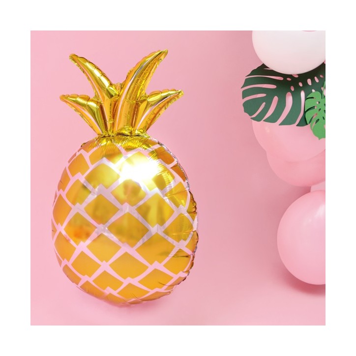 Goldene Ananas Folienballon 63cm