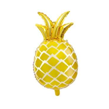 Goldene Ananas Folienballon 63cm