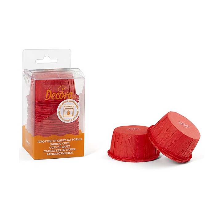 25 Red Ruffled Baking Cup 0339806