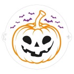 Decora Halloween Pumpkin Stencil, 25cm