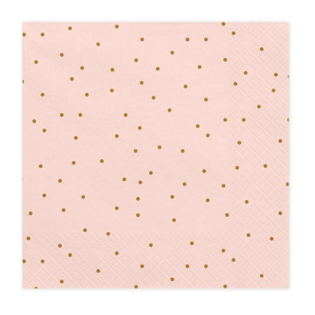 20 Rose Polka Dots Napkins SP33-23-081J