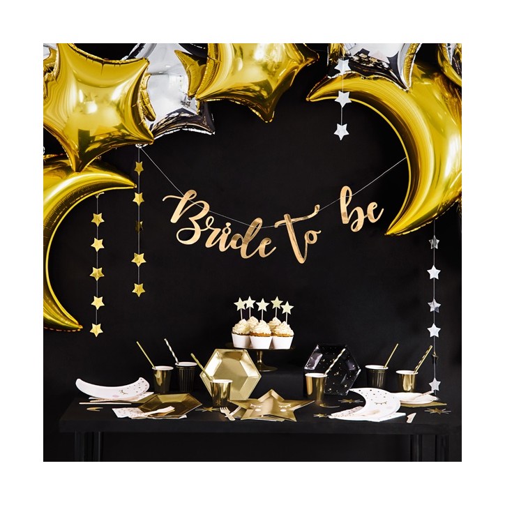 Polterabend Deko "Bride to be" Partybanner