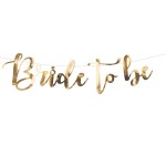 PartyDeco Bride to be Banner, 80cm