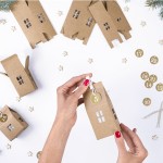 PartyDeco Houses Advent Calendar Boxes