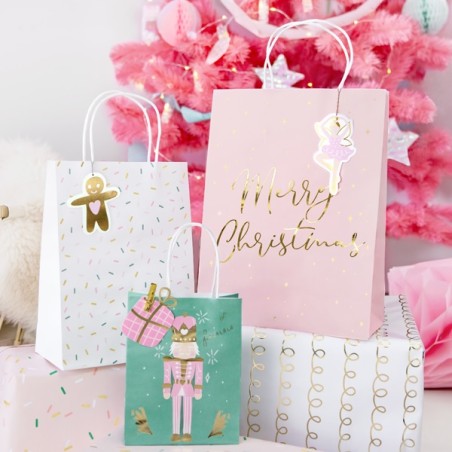 3 Christmas gift bags mix