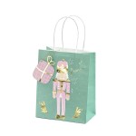 PartyDeco Merry Christmas Gift Bags, 3 pcs