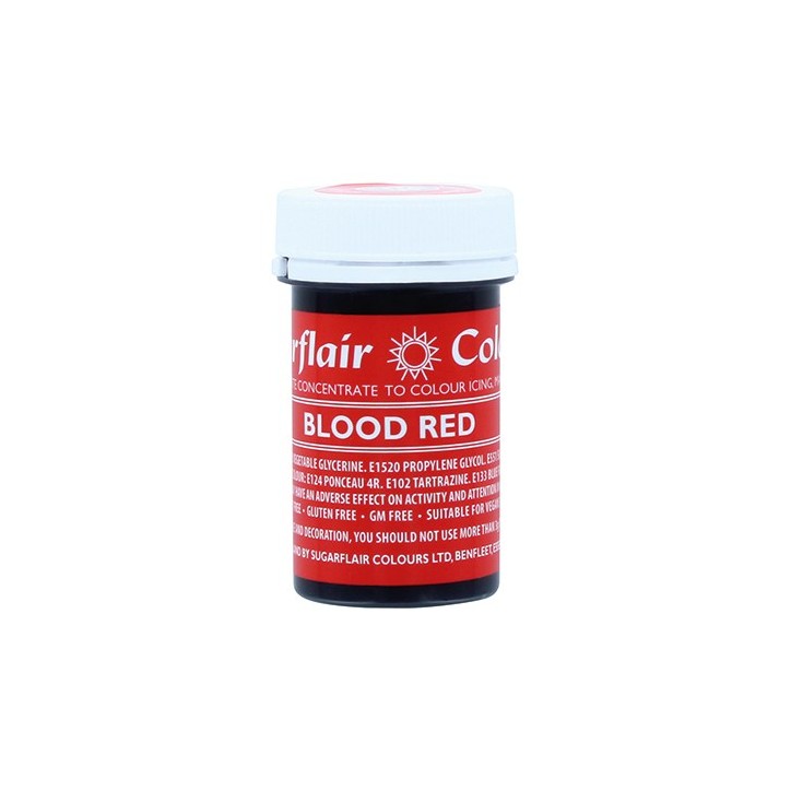 Lebensmittelfarbe Paste Blut Rot - Blood Red, 25g