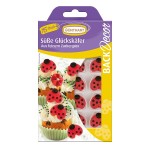 Günthart Ladybug Sugar Pipings, 15 pcs