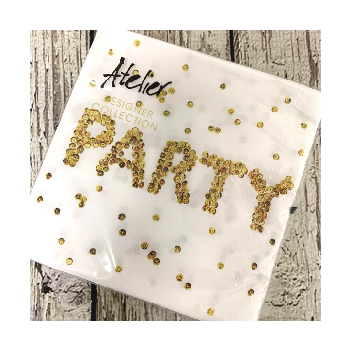 Atelier Designer Collection Napkins PARTY, 20 pcs