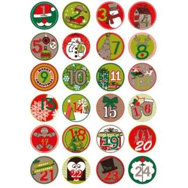 DIY Schokoladenadventskalender Bastelset Decora 0890051