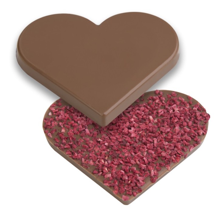 2x100g Chocolate Bar Mould Hearts