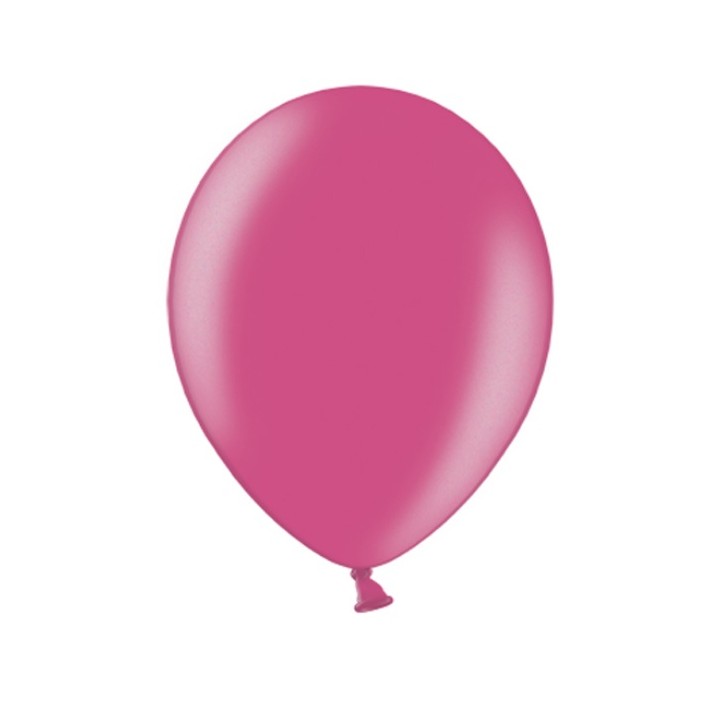 30cm Metallic Hot Pink Balloons