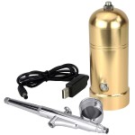 PME Tragbares Cake Design Airbrush Kit Gold - USB wiederaufladbar