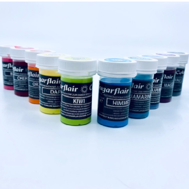 Sugarflair Colours Pastell Mixed Paste Set A602