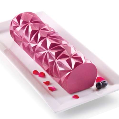 Silikomart Diamond Bûche Kit, 25cm