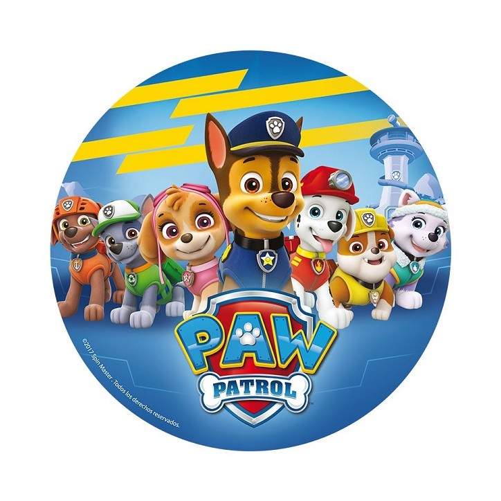 Paw Patrol Cake Disc Glutenfree 160117