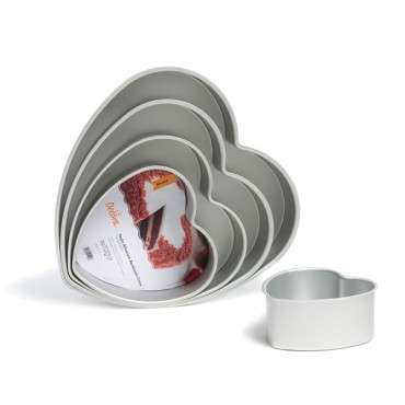 Decora Aluminium Heart Cake Pan 20x7.5cm