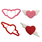 Decora Love Cookie Cutter, 2 pcs