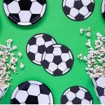 PartyDeco Soccer Party Napkis, 20 pcs