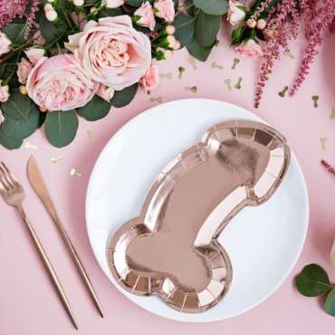 Penis Paperplates Hen Night Tabledecoration - Bridal Shower Tablesetting