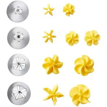 Wilton Drop Flower Tip Set 225, 129, 109, 190